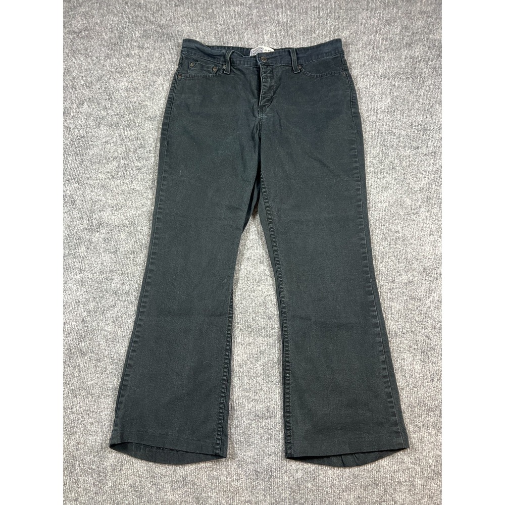 Levi's At Waist Bootcut Jeans Womens 31x26 Black Faded Denim Zip Fly Street Wear